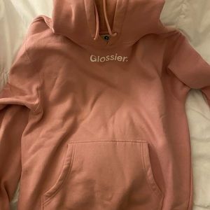 Pink glossier sweatshirt